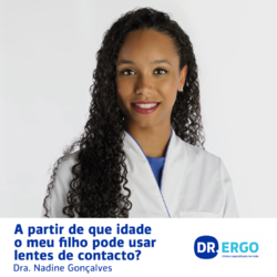 A partir de que idade o meu filho pode usar lentes de contacto?