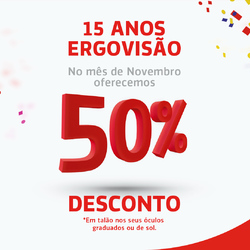 Super Campanha 15º Aniversário Ergovisão