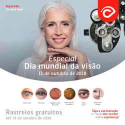 Neste Dia Mundial da Visão faça o seu Rastreio Visual Gratuito Neste Dia Mundial da Visão faça o seu Rastreio Visual Gratuito