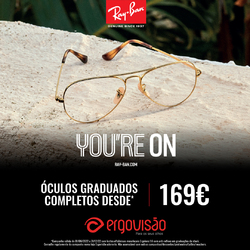 ÓCULOS RAY BAN YOU´RE ON COMPLETOS DESDE 169€