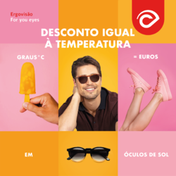 Já está disponível a Campanha "Desconto Igual à Temperatura" Já está disponível a Campanha "Desconto Igual à Temperatura"